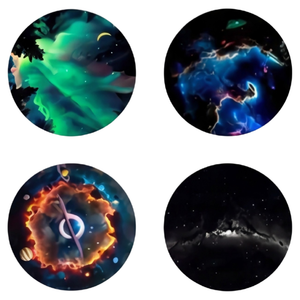 2-in-1 Mini Galaxy Star Projector & Night Light