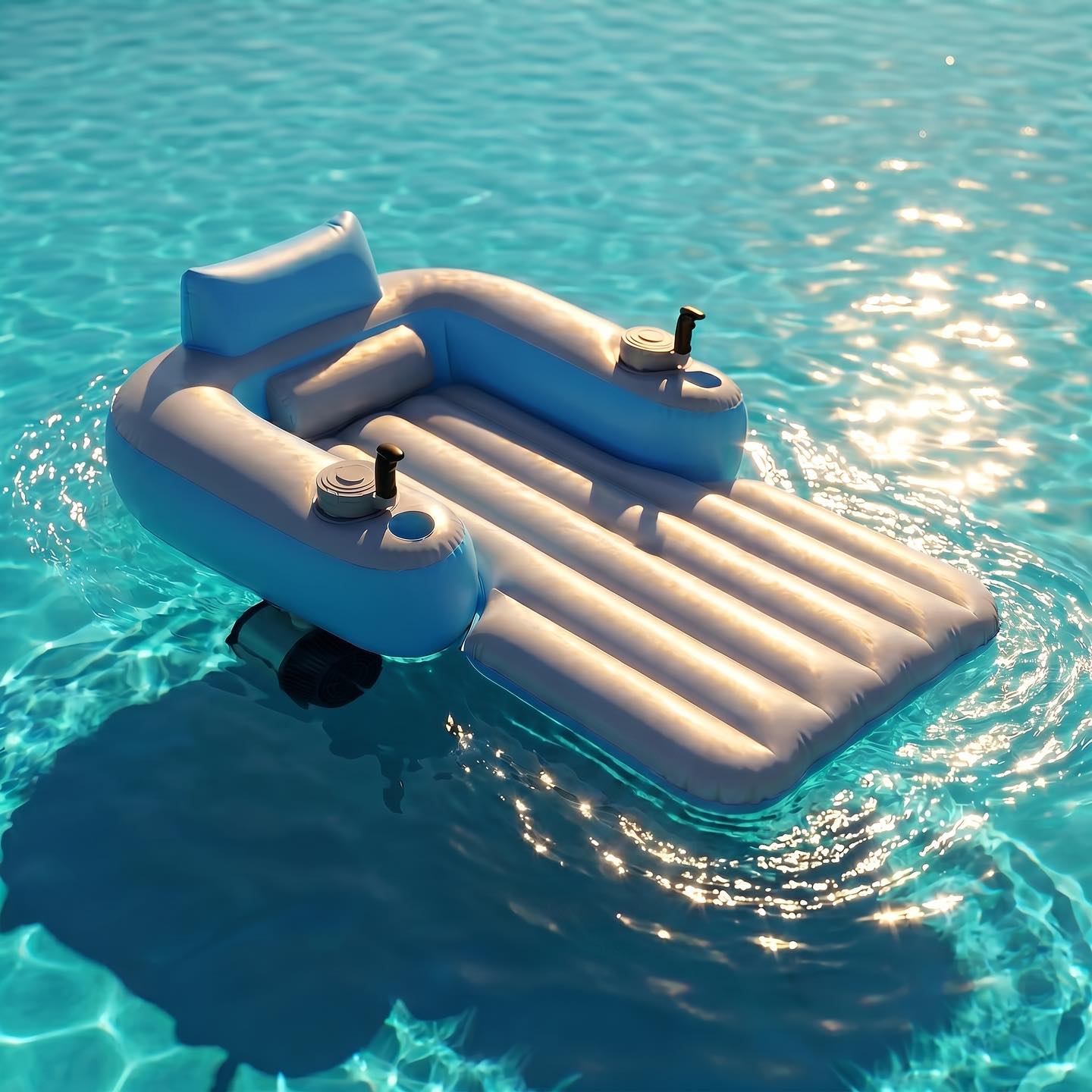 Starlit Motorized Sea-Pool-Lake Scooter Lounge