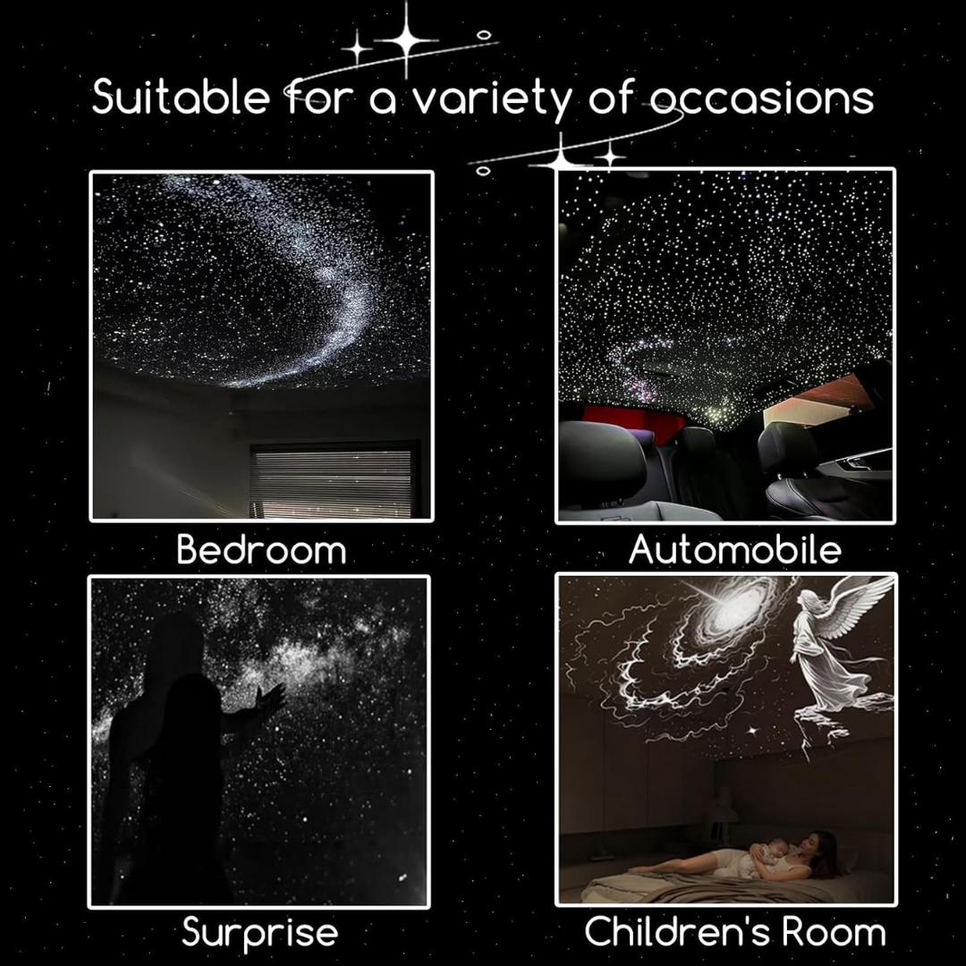 2-in-1 Mini Galaxy Star Projector & Night Light