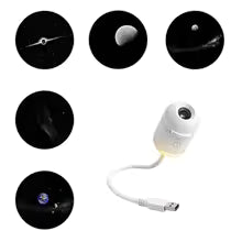2-in-1 Mini Galaxy Star Projector & Night Light